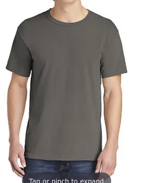 Comfort Colors 100% Cotton Garment-Dyed Heavyweight T-Shirt Size L Lot Of 6 Gray gallery