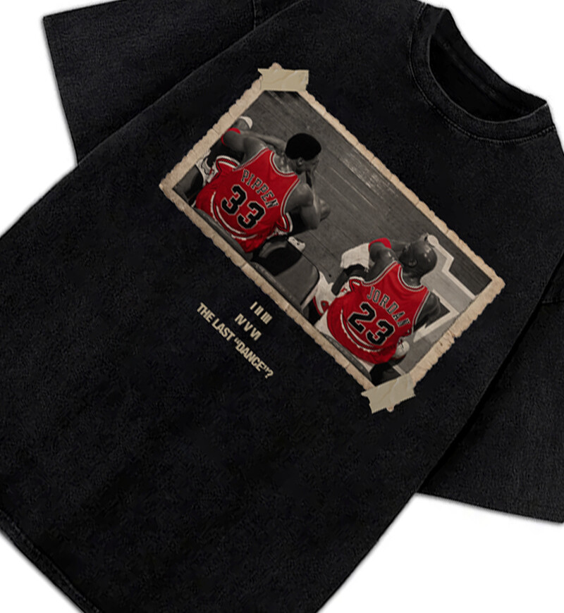 Chicago Bulls The Last Dance Vintage Michael Jordan & Scottie Pippen T-Shirt gallery