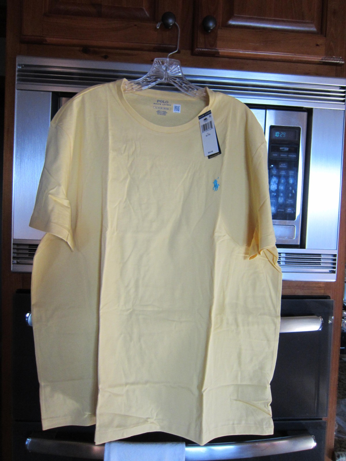 Polo Ralph Lauren T Shirt Size XL Color Pale Yellow NWT