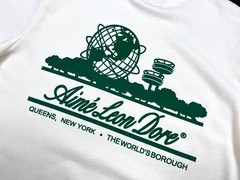 NWT Aime Leon Dore Unisphere Logo Beige Cotton Casual t Shirt Men’s Size M