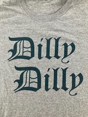Dilly Dilly Shirt Mens Large Gray Casual Short Sleeve Crew Neck Pullover Tee
