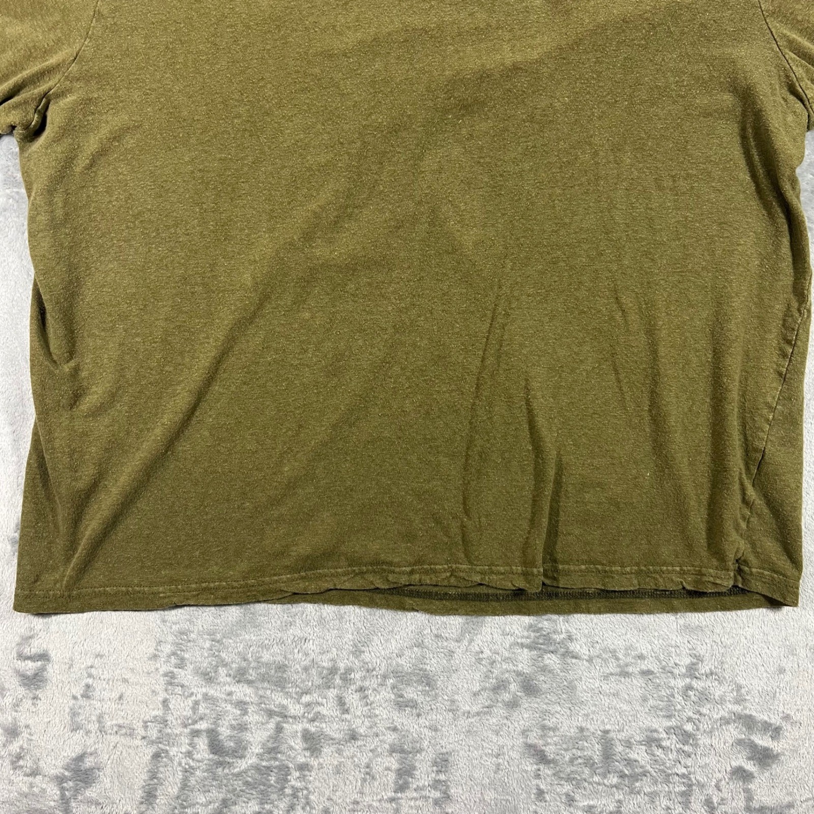 Carbon2Cobalt T Shirt Mens XL Olive Green Hemp Organic Cotton Casual Comfy Eco gallery