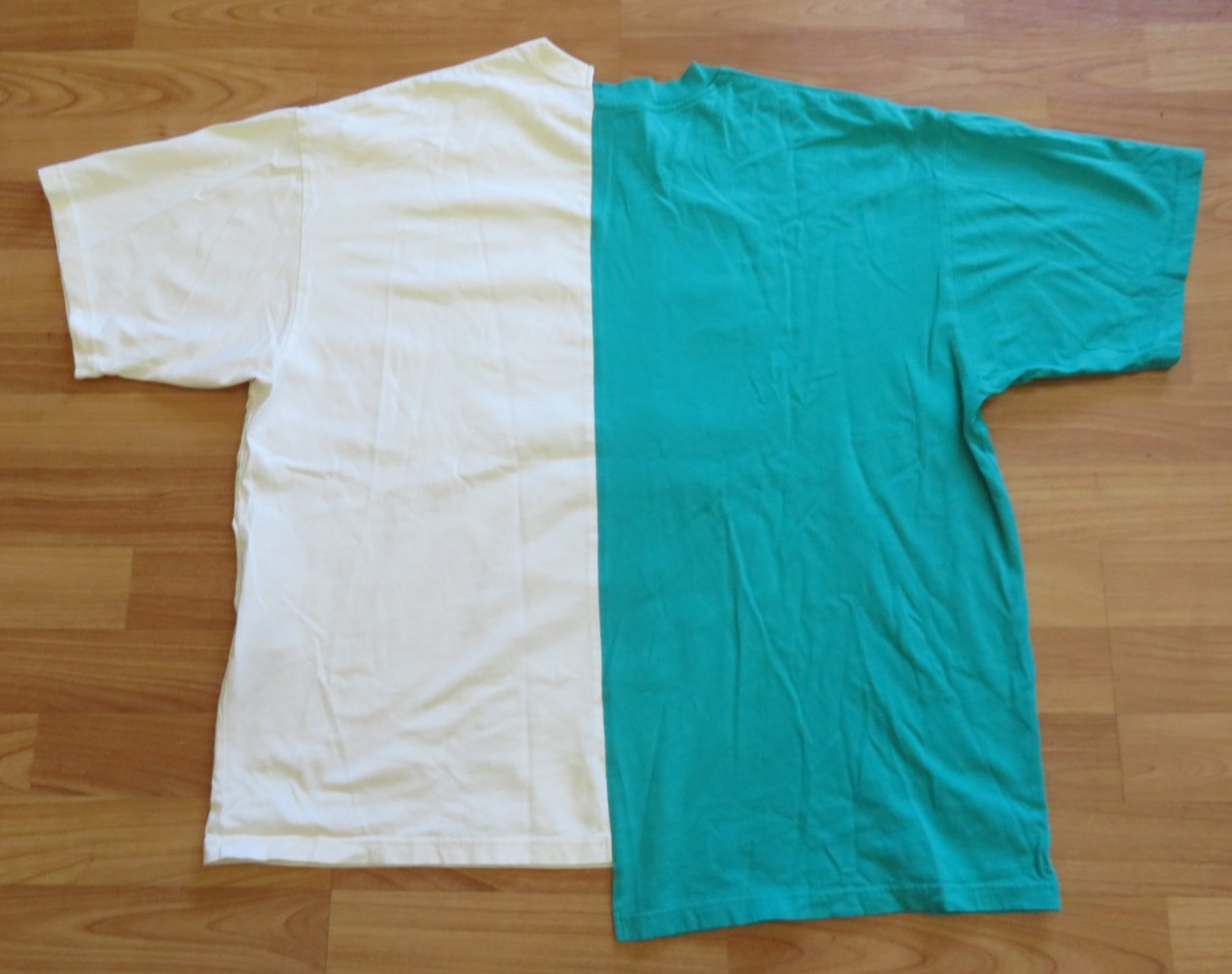 UNISEX ONITSUKA TIGER GRAPHIC T-SHIRT GREEN/BEIGE, SZ L gallery