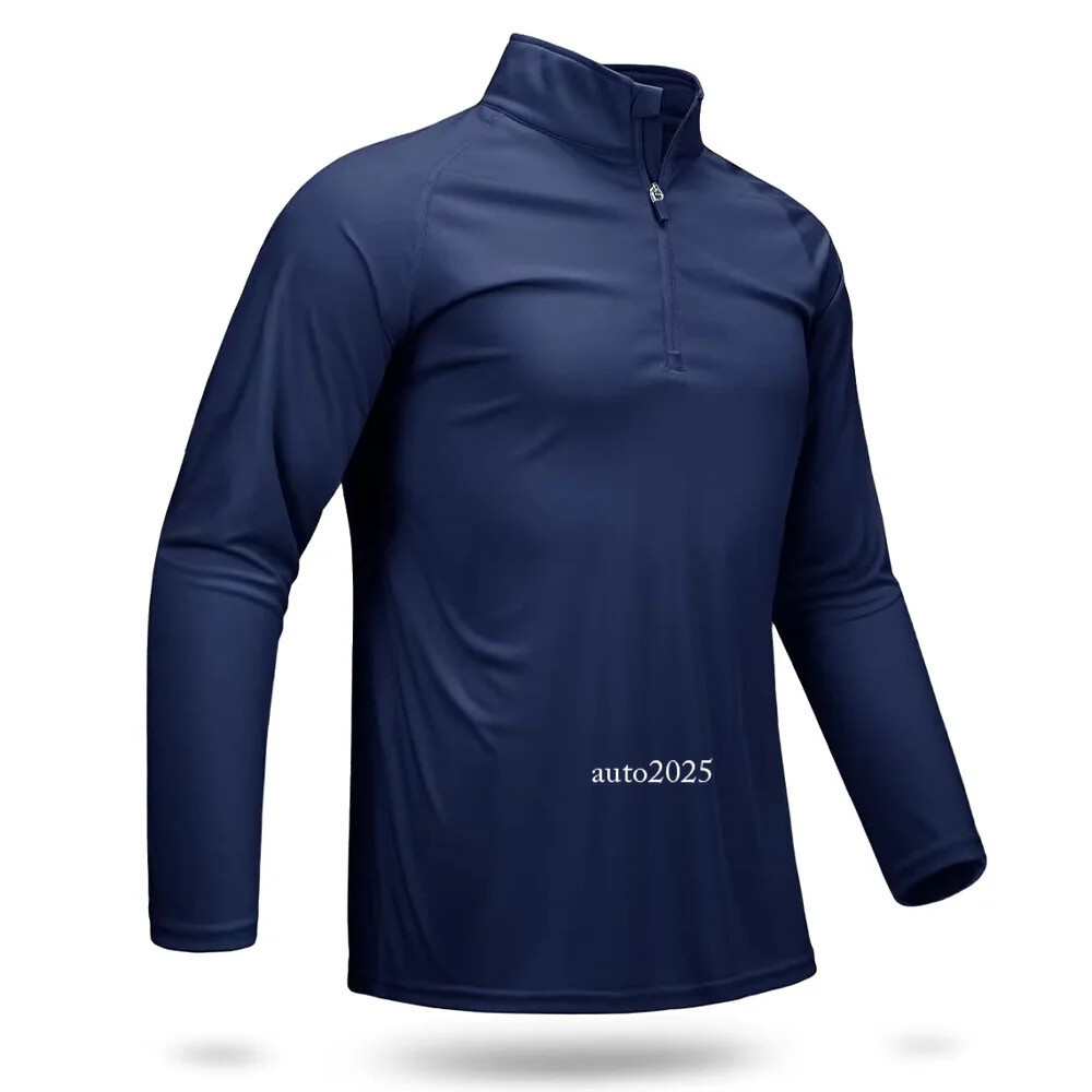 T-shirts Men's 1/4 Long Sleeve T Shirts Fishing Hiking Tee Shirts Pullover Tops gallery