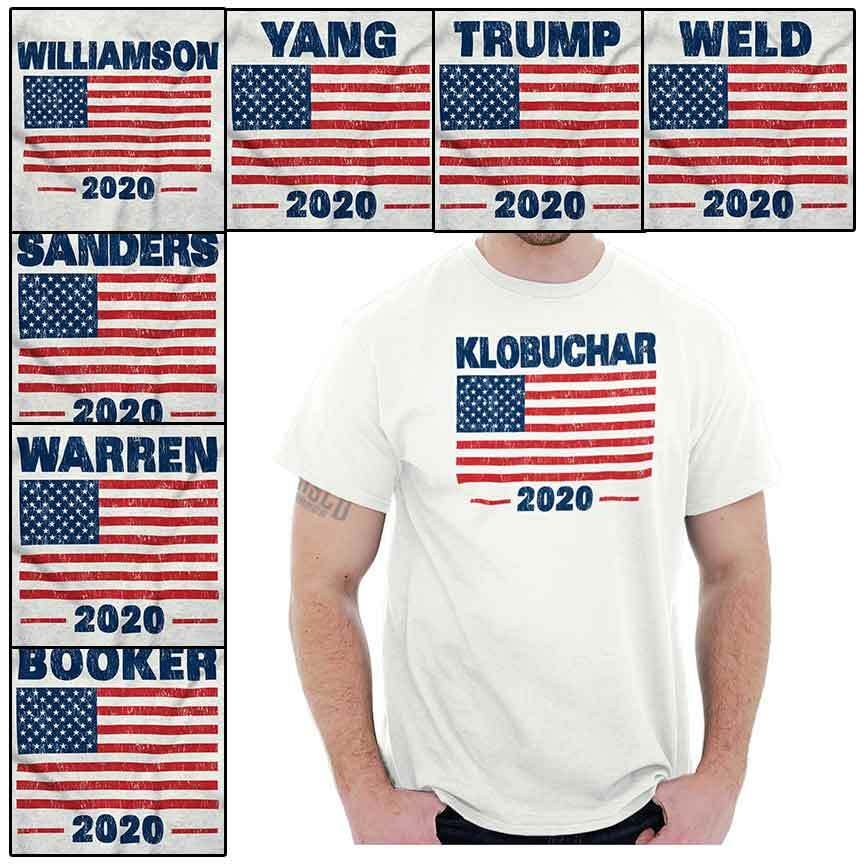 Election American Campaign Booker 2020 Gift Adult Short Sleeve Crewneck Tee gallery