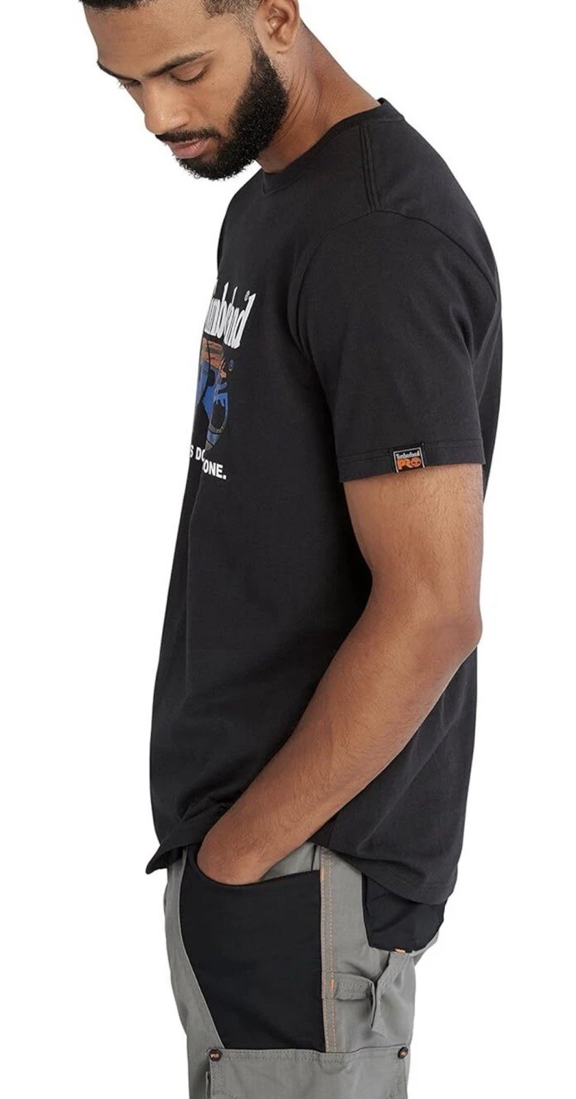 Timberland PRO Men's Core Chest Logo Short-Sleeve T-Shirt Small Black gallery