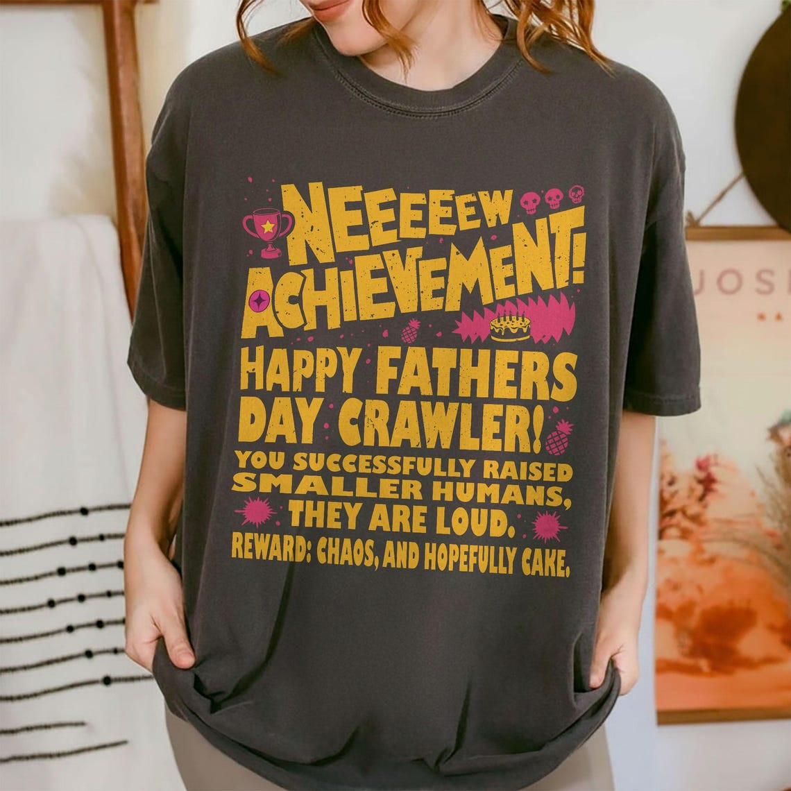 Dungeon Crawler Carl Father's Day Shirt Funny LitRPG Dad Achievement Tee gallery