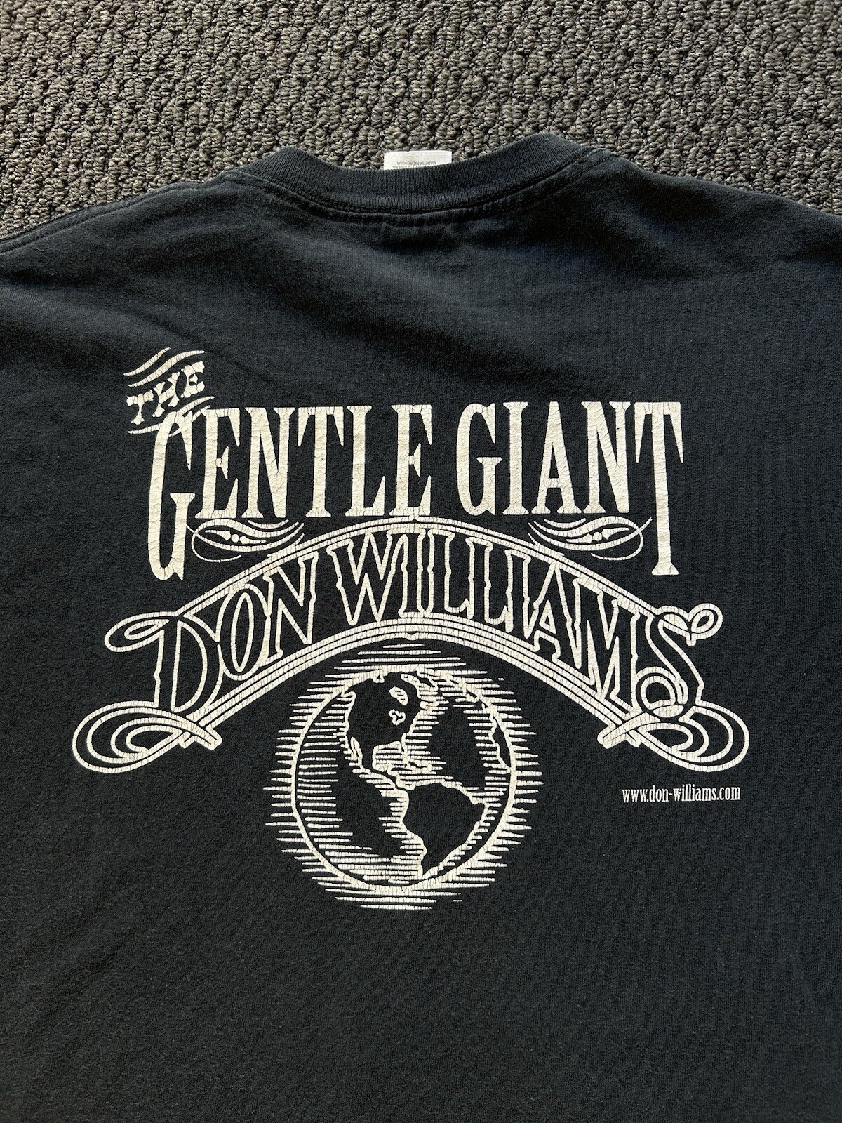 Don Williams Gentle Giant Tour Size M Men’s 90's Country Music T Shirt Vintage gallery
