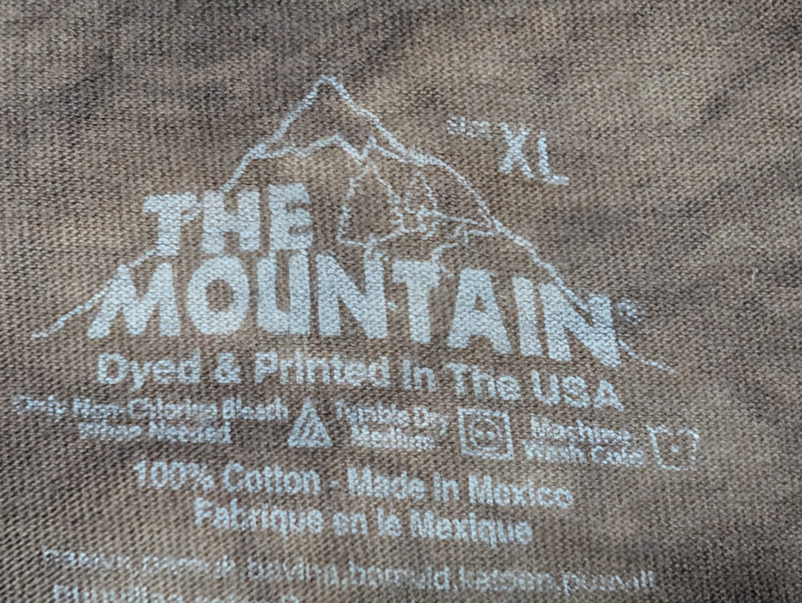 The Mountain Mens T-shirt Brown Mountain Life Kayaking Retired Logo XL #5328 gallery