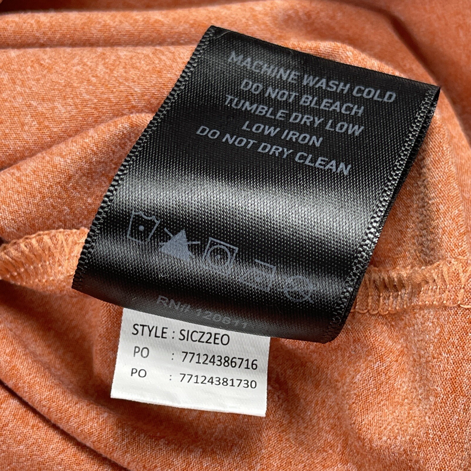 Stoic Shirt Mens XL Orange Tee Pullover Gym Yoga Run Jog Casual Everyday Workout gallery