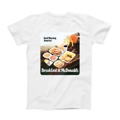 1970s Mcdonalds Breakfast T Shirt | Adult | Youth | Toddler T06