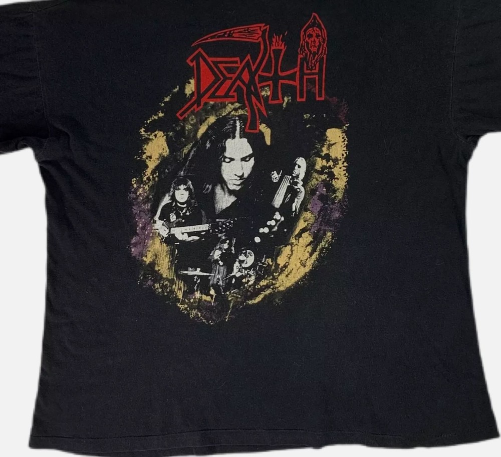 Vintage Death Individual Thought Patterns Tour Black Unisex S-45XL T-Shirt