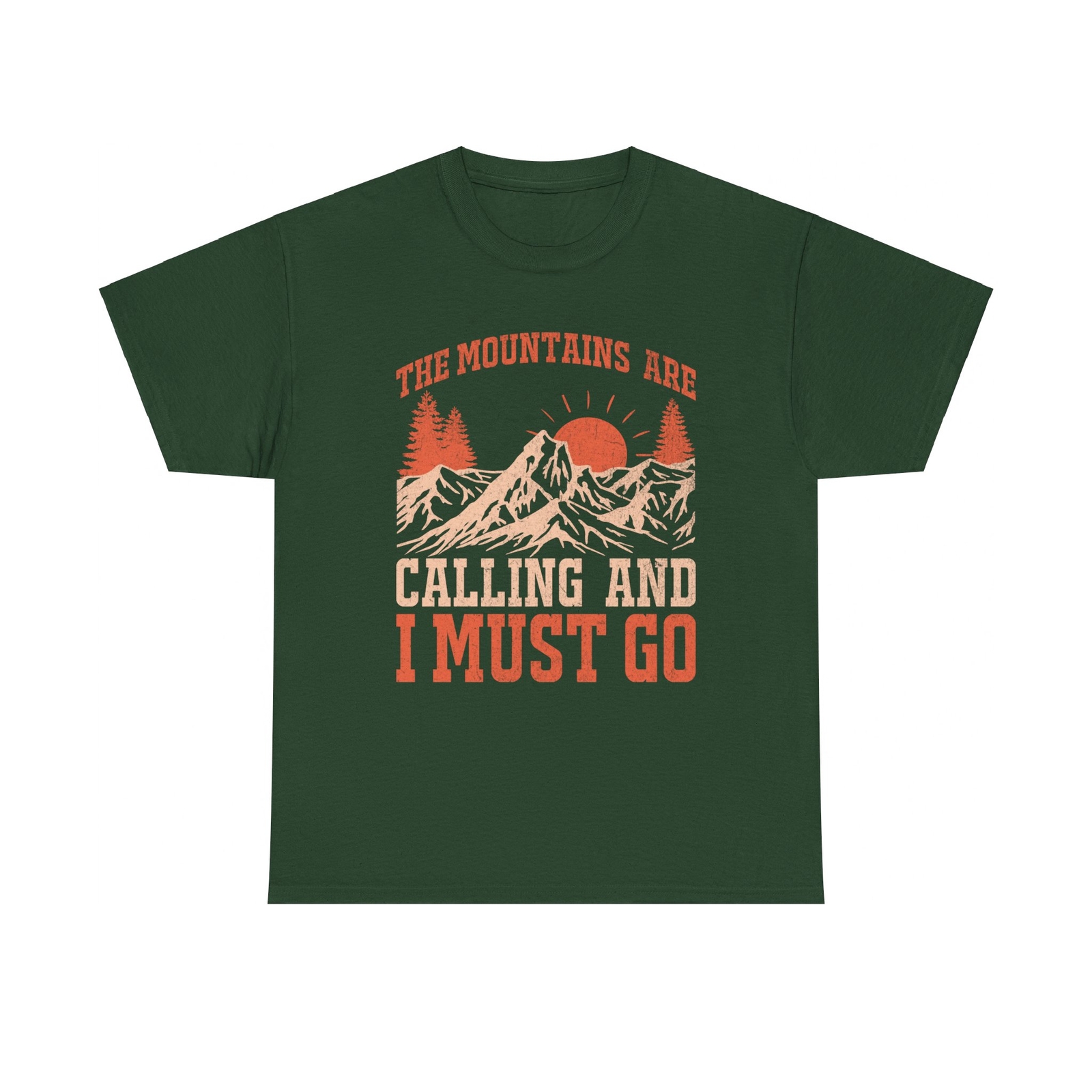 The Mountains Are Calling Hiking Camping Men Women