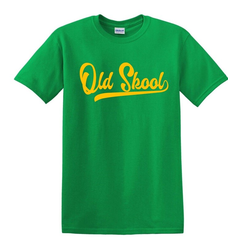 Old Skool Script Tail Shirt School Guys Men Rule Cool Tee All Size & Colors gallery