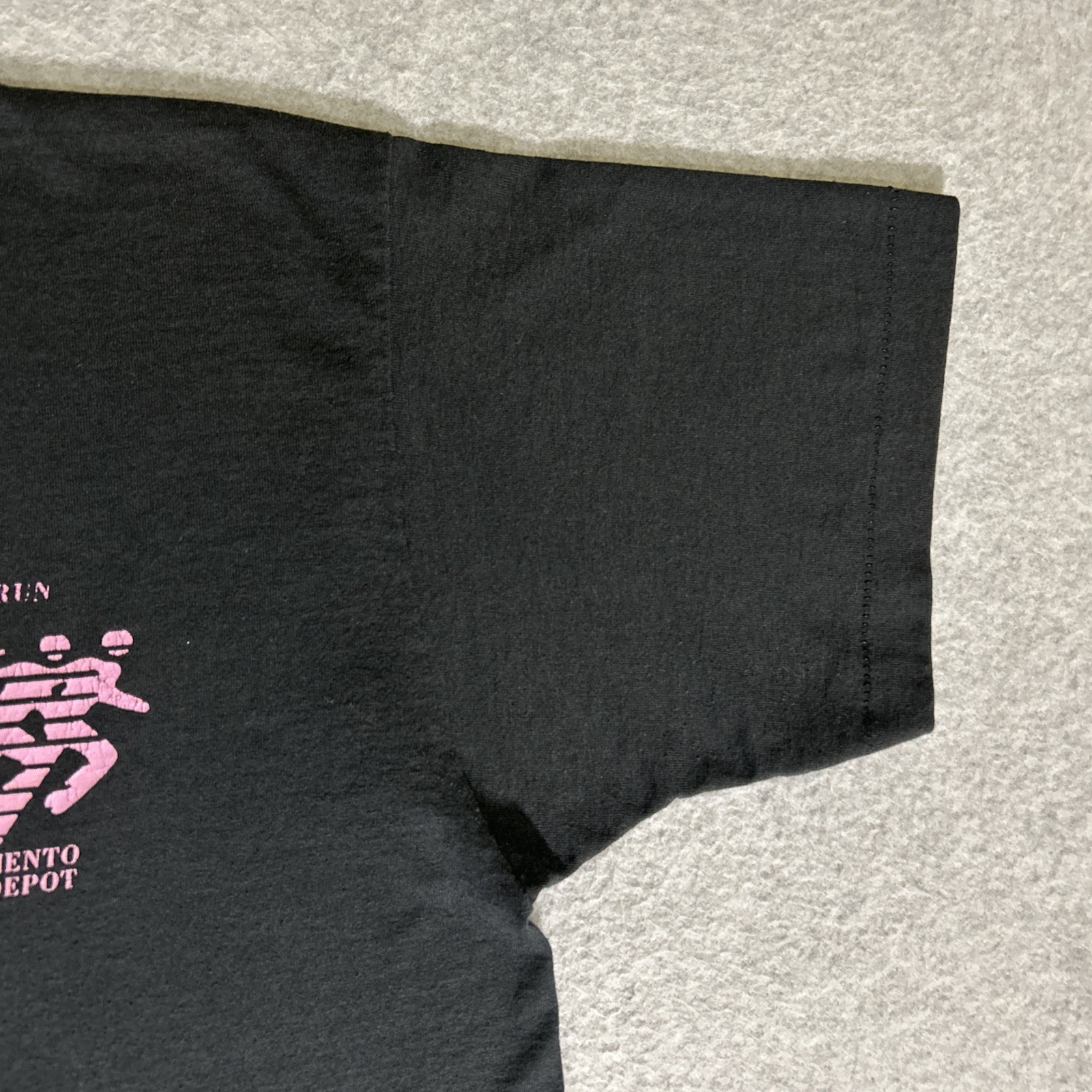 Vtg. 1992 Law Day Run Sacramento Single Stitch Black Tee Large Screen Stars Best gallery