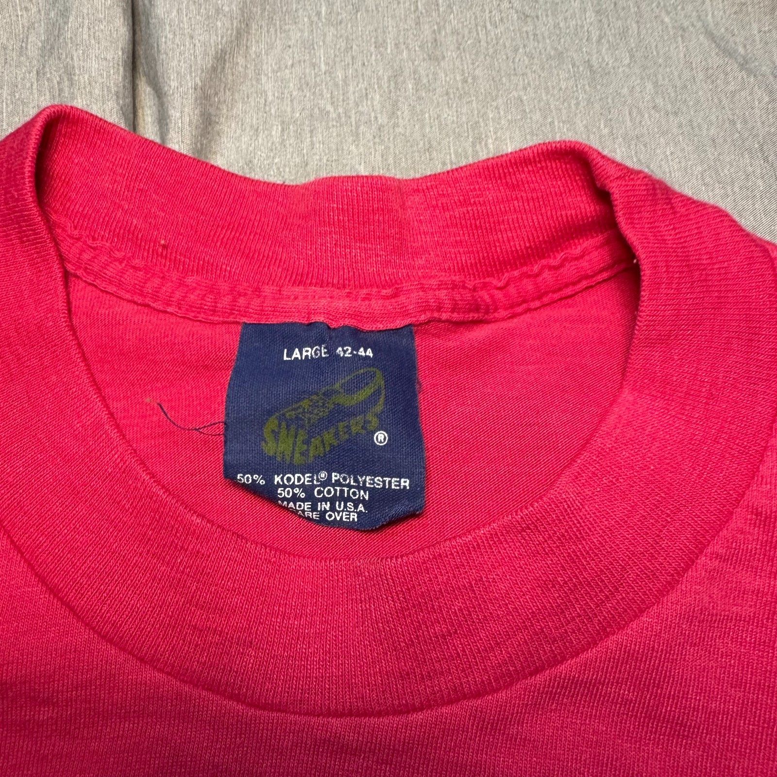 True Vintage Man in the Moon Pink Shirt Size Large Celestial Fairy Zodiac Mystic gallery