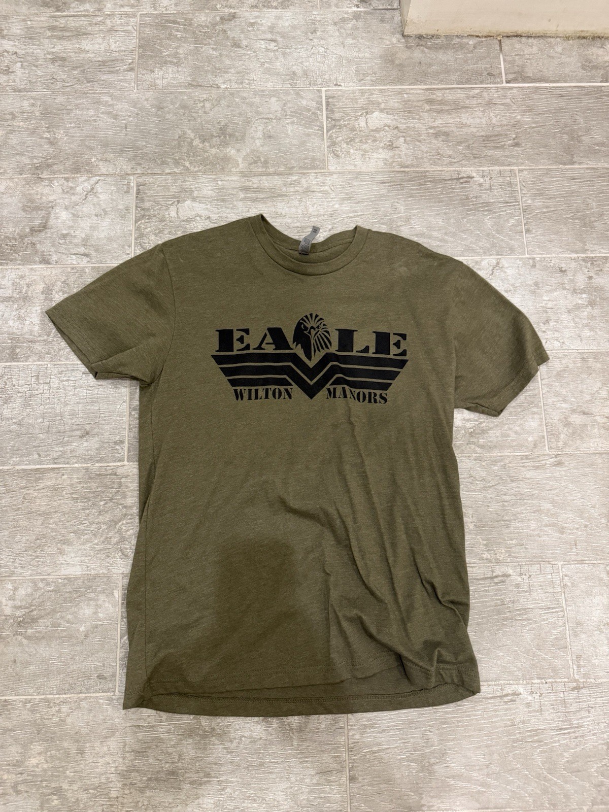 Eagle Wilton Manors T Shirt Sz M Gay/Leather/SM/Kink/Bear Green gallery