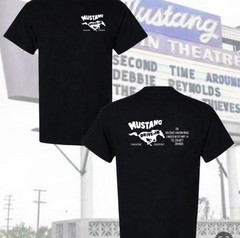 VINTAGE MUSTANG DRIVE IN LOGO TSHIRT! SANTA CLARITA /SAUGUS VINATGE DRIVE IN