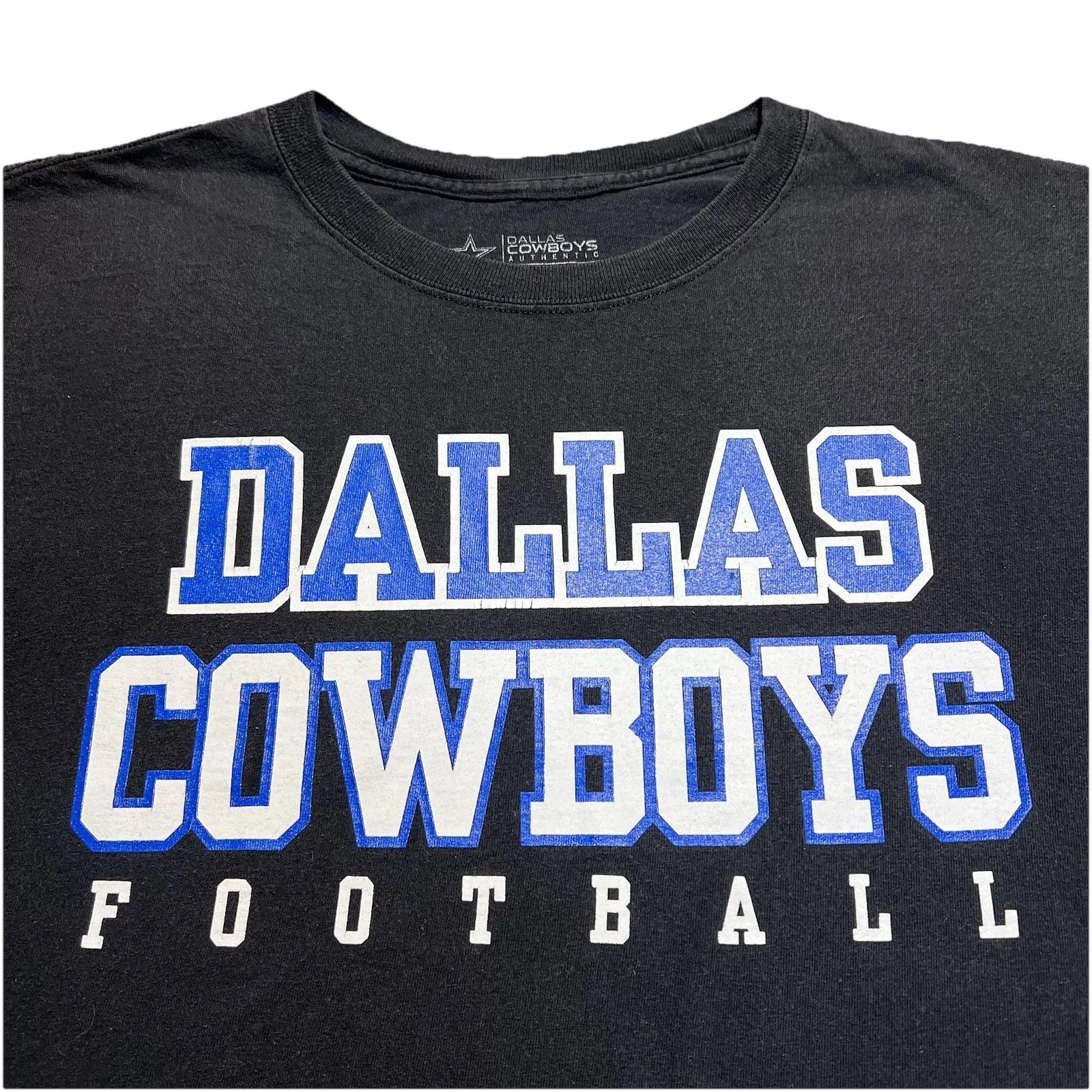 Dallas Cowboys NFL Logo T Shirt Mens XL Navy Team Apparel gallery