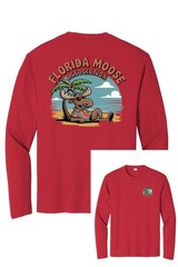 Florida Moose Association Sport Tek dry fit long sleeve t shirt unisex ST350LS
