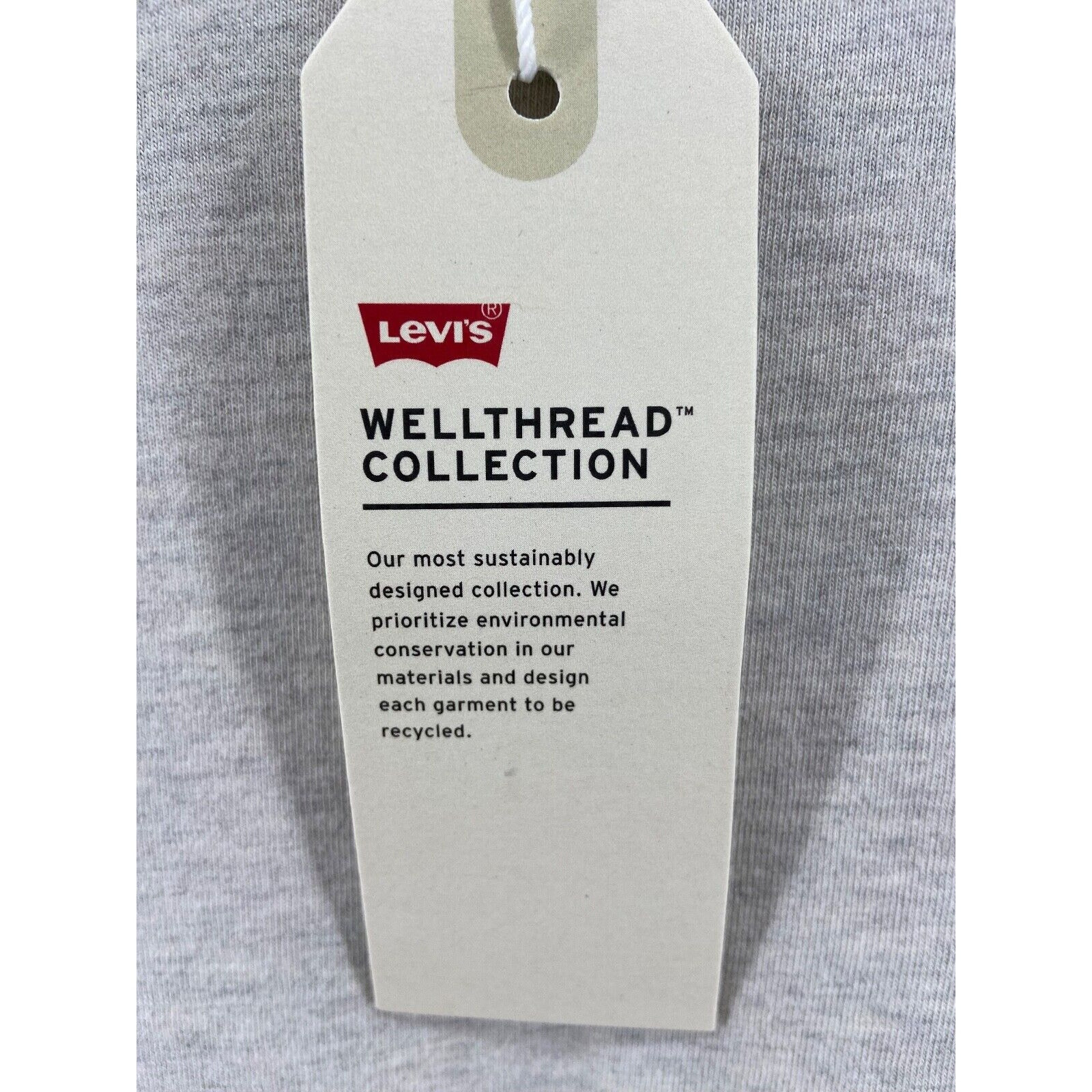 NWT LEVI'S T-shirt Mens XL Levi Strauss Logo Cotton Well Thread Collection gallery