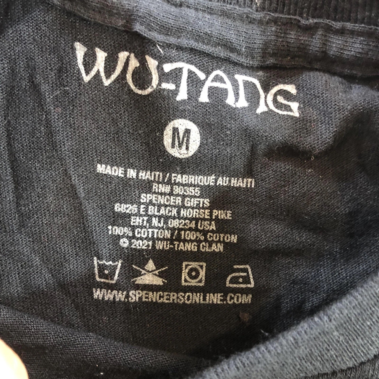 Wu-Tang Shirt Mens Medium Black Dragon Staten Island Graphic Hip Hop Tee gallery