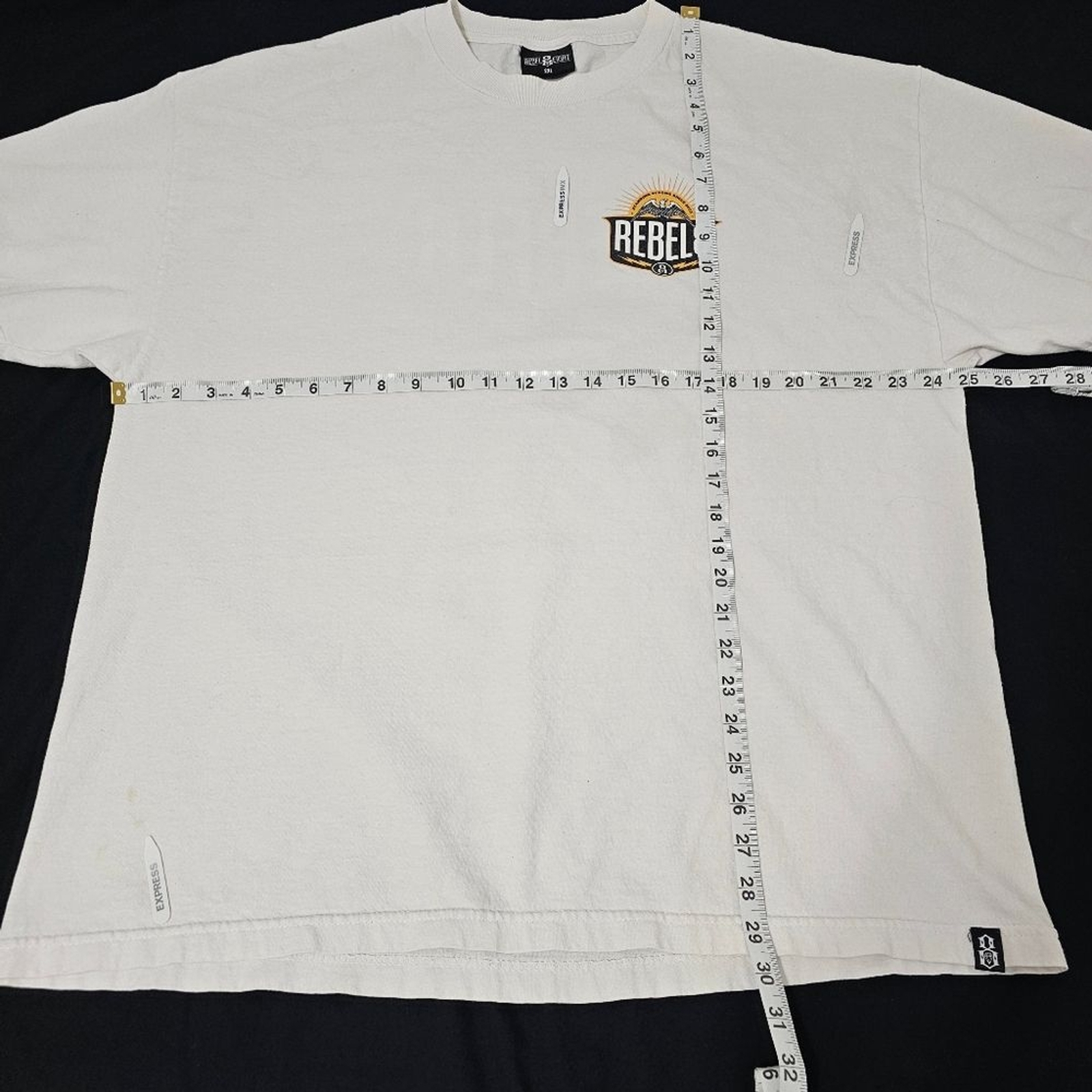 Rebel Eight White Men's T-Shirt 2xl gallery