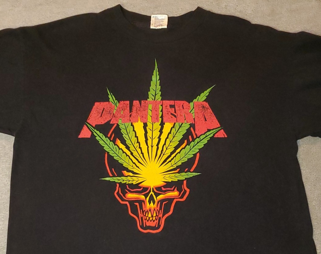 Pantera T Shirt VINTAGE 1997 Winterland t shirt “101 Proof” XL USA Dimebag Metal