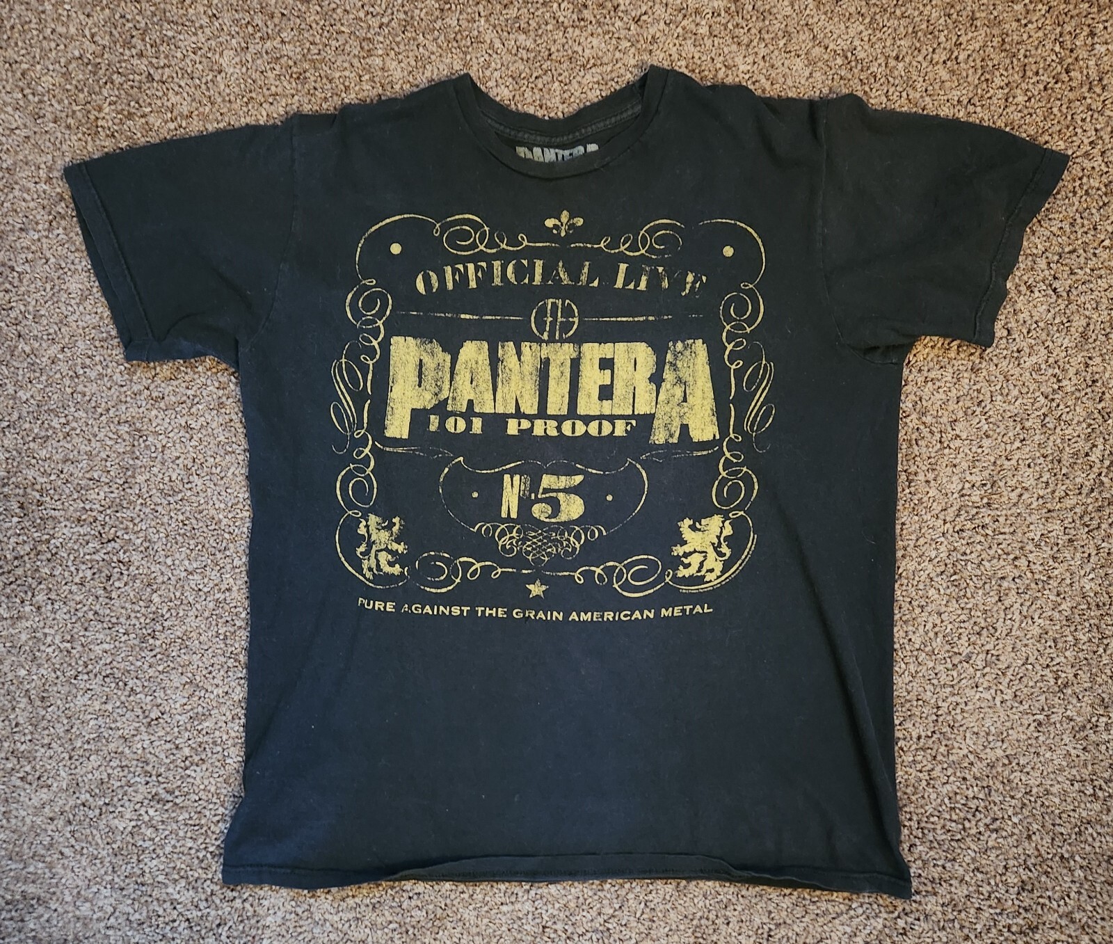 Pantera Vintage 1998 101 Proof Tour T-Shirt Size XL Ex Large 26 Years Old Gr Con