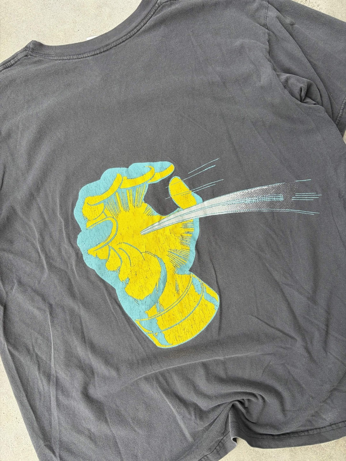 Vintage 1988 Joe Satriani Silver Surfer Surfing with the Alien Concert Shirt XL gallery