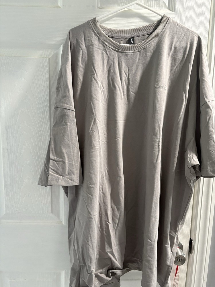 Comfrt Essential Oversized Tee Logo Dust 3XL Men’s Short Sleeve T-Shirt PO-1/8