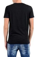 Roberto Cavalli Men’s Black Graphic Crewneck T-Shirt Size S M L XL 2XL