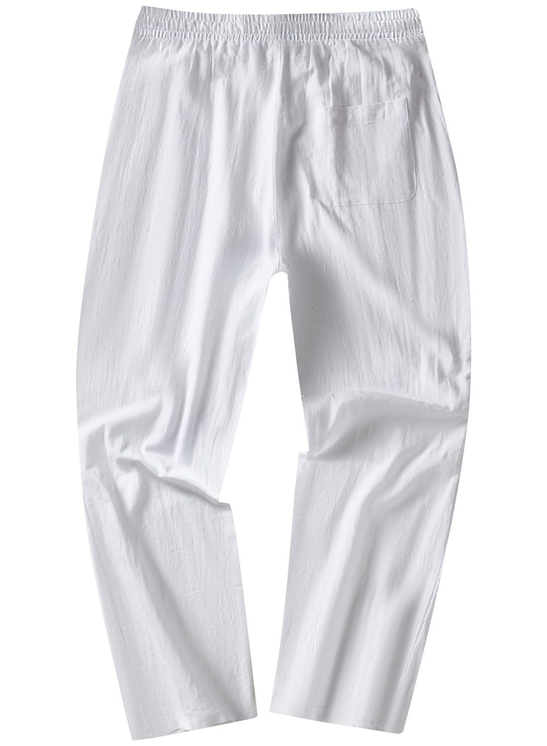 Mens Lightweight Cotton Linen Pants Casual Trousers Drawstring Beach Pockets gallery