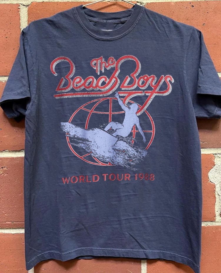 The Beach Boys Graphic Navy T-Shirt Short Sleeve tee Unisex Men Women NH25910 gallery
