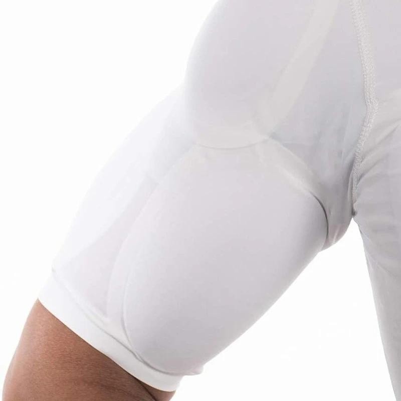 Men Invisible Abs Fake Muscle Body Suit With Chest Male Undershirt Soft Wear gallery