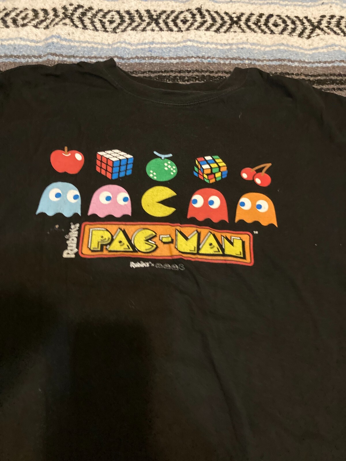 Brisco Vintage Black Graphic Clothing Pacman 2006 Retro Game Vintage Shirt XL gallery