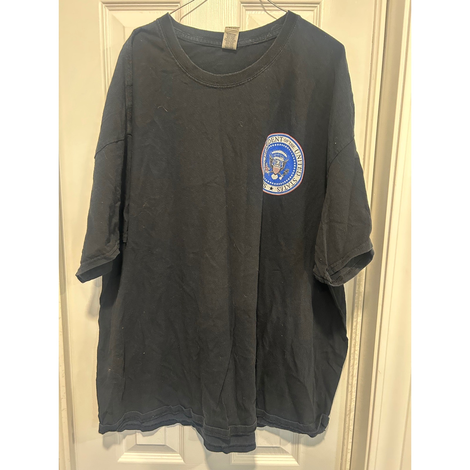 Trump 2020 President Seal Graphic T-Shirt Mens 3XL Black Heavy Cotton Tee gallery
