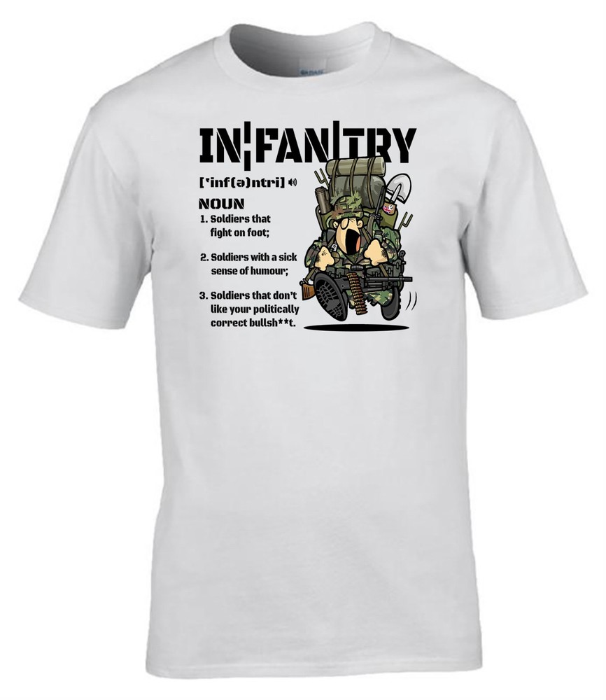 Infantry Definition Funny Soldier Humour Military Veteran T-Shirt