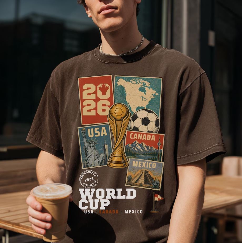 USA Canada Mexico 2026 Soccer Tee, Football Fan Shirt gallery