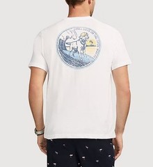 IZOD Saltwater Soft Wash Mens Crew Neck Short Sleeve Classic Graphic T-Shirt XL