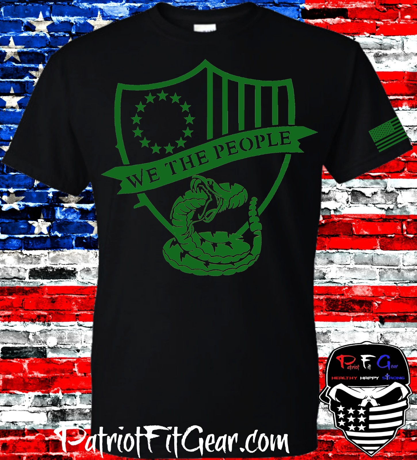 t-shirt, We The People, Don't Tread On Me, Faith Family Freedom, Snake, Custom gallery