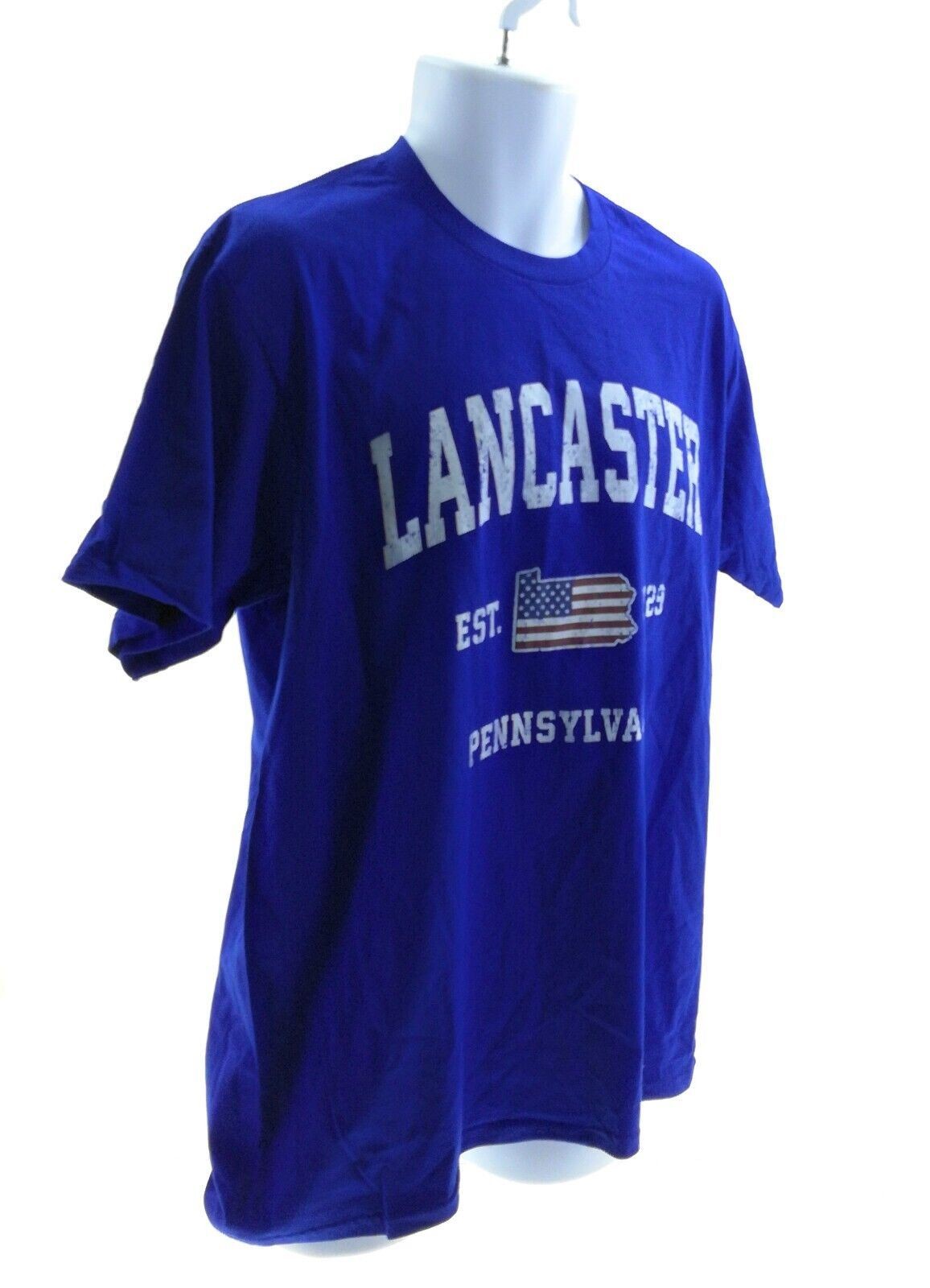 Port & Company Men’s T-Shirt Short Sleeve Crew Neck Color Blue