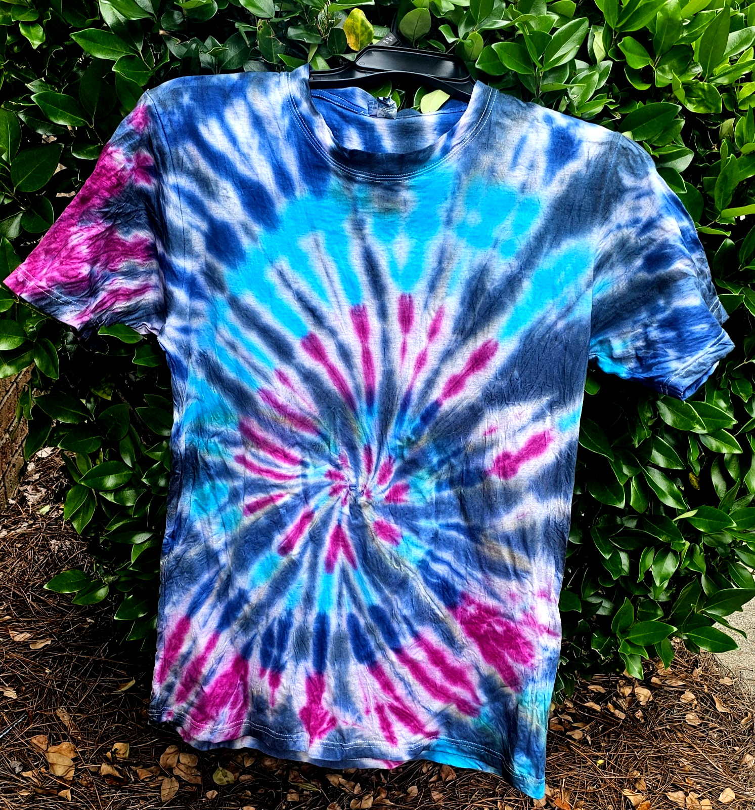 Multi Color Spiral Mens T-Shirt Blank Tye Dyed Tee Spiral New gallery