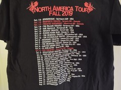Goblin Claudio Simonetti Deep Red 2019 Tour T-Shirt Size Large SS