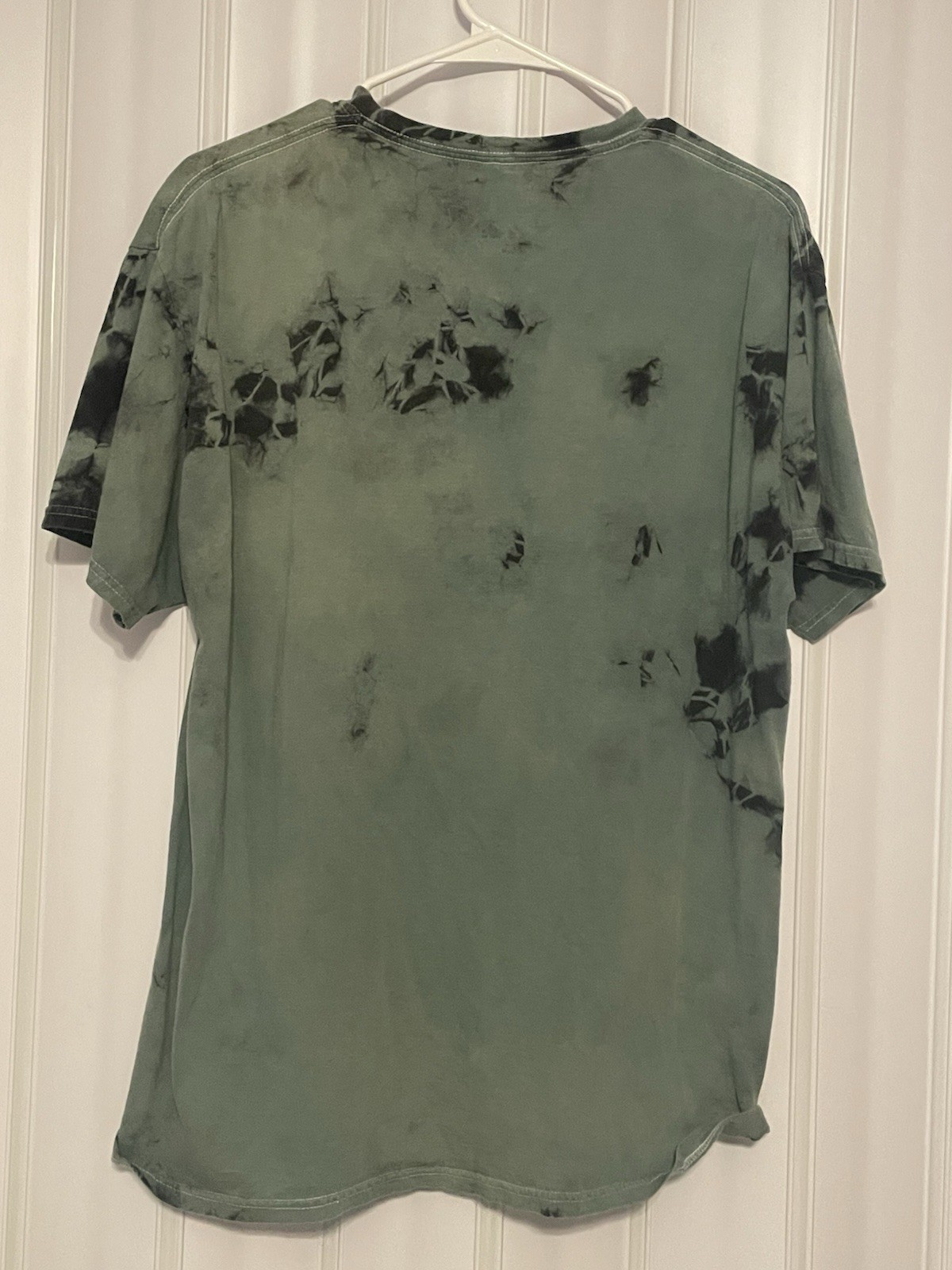 JUICE WRLD 999 Green/Black Tie Dye TShirt Winged Horse Mens•L Crewneck HipHop gallery