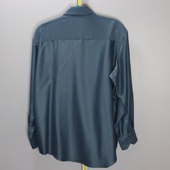 Bugatchi Shaped Fit Long Sleeve Dress Shirt – Blue, Men’s L