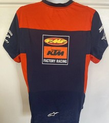 KTM Red Bull Racing Team Replica Team Tee T-Shirt X-Large Orange/Navy NWOT