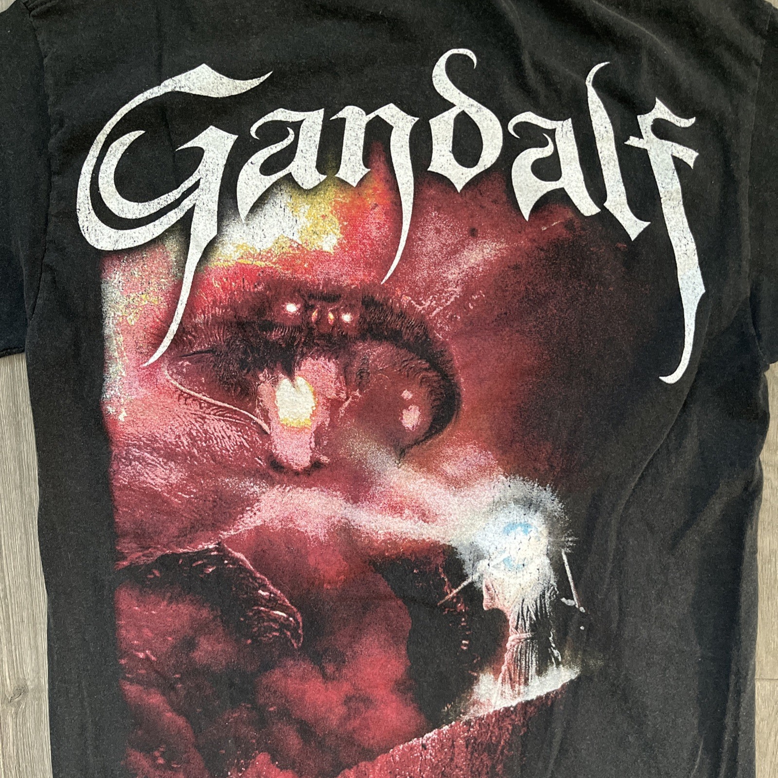 The Lord Of The Rings Gandalf American Thrift T Shirt Mens S Black Short Sleeve gallery