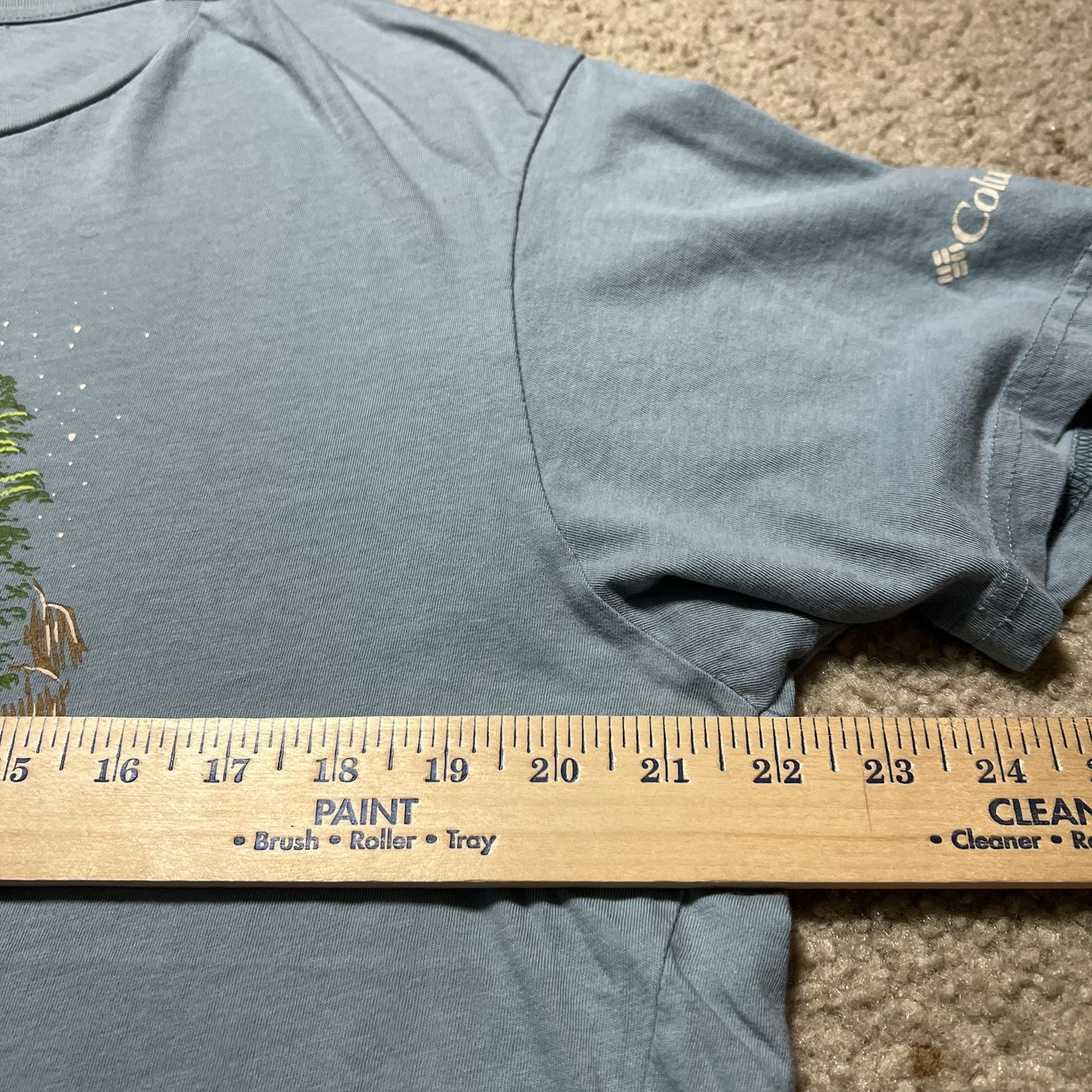 Columbia Yosemite National Park T Shirt Mens XL Blue Outdoor Cotton Graphic gallery