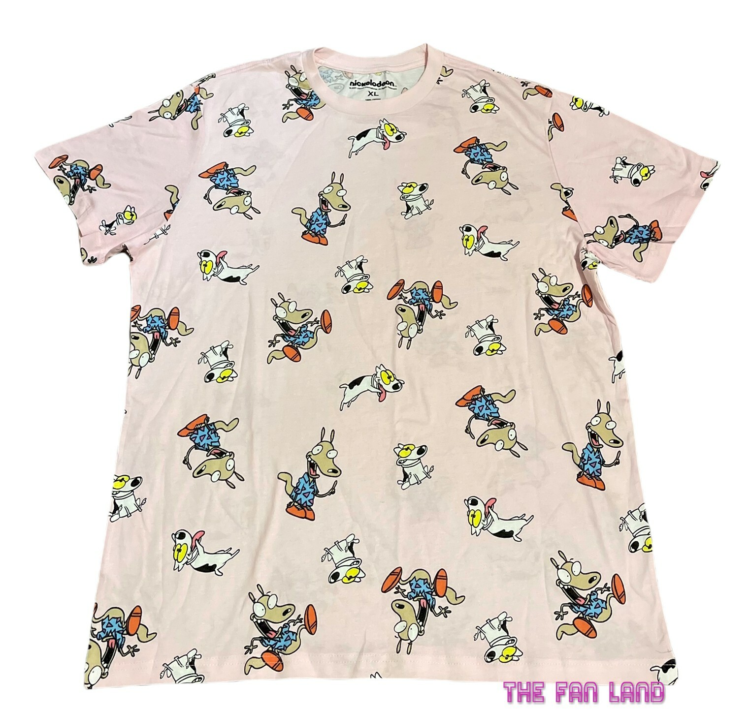 New Nickelodeon Rocko's Modern Family All Over Vintage Mens Classic T-Shirt gallery